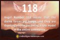 
ANGEL NUMBER 118
